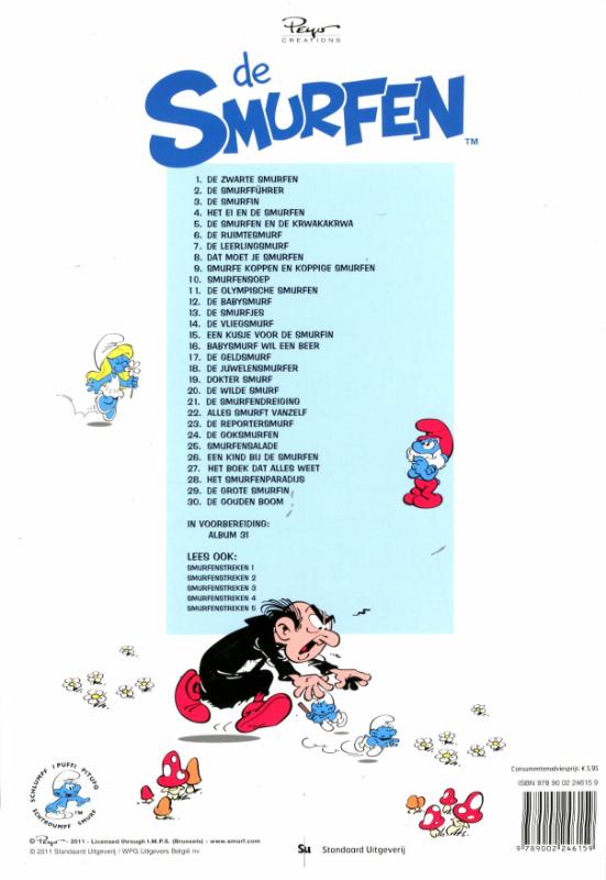 De Babysmurf / De Smurfen / 12 achterkant