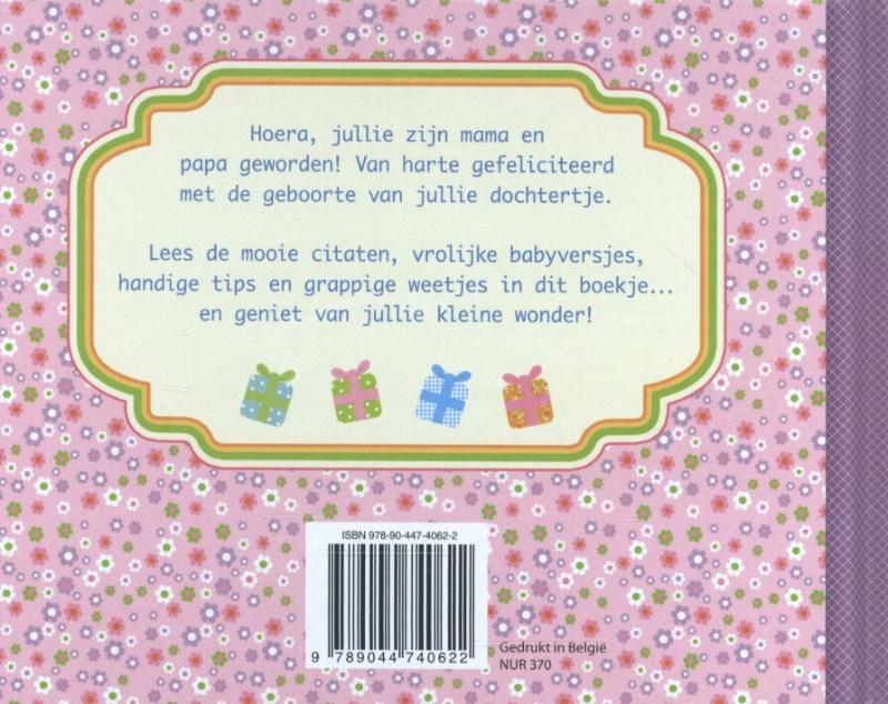 Hoera, een meisje! achterkant