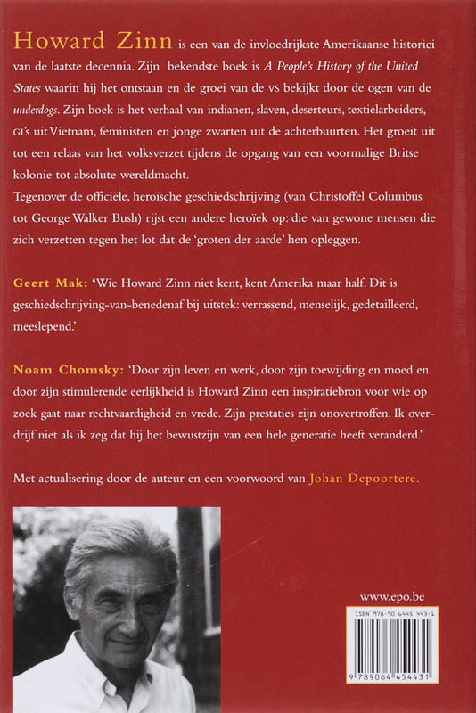 Geschiedenis van het Amerikanse volk achterkant