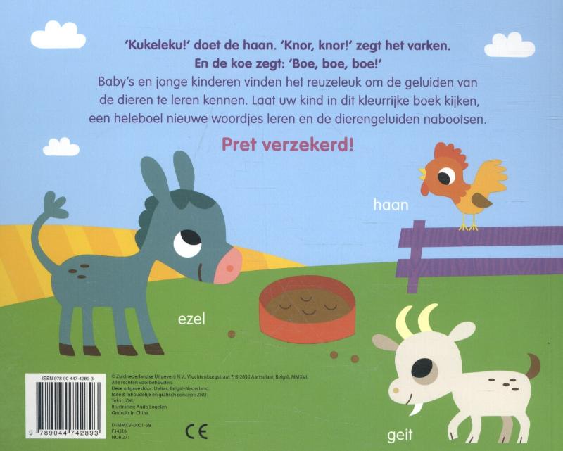 Mijn leuke boerderij kijkboek achterkant