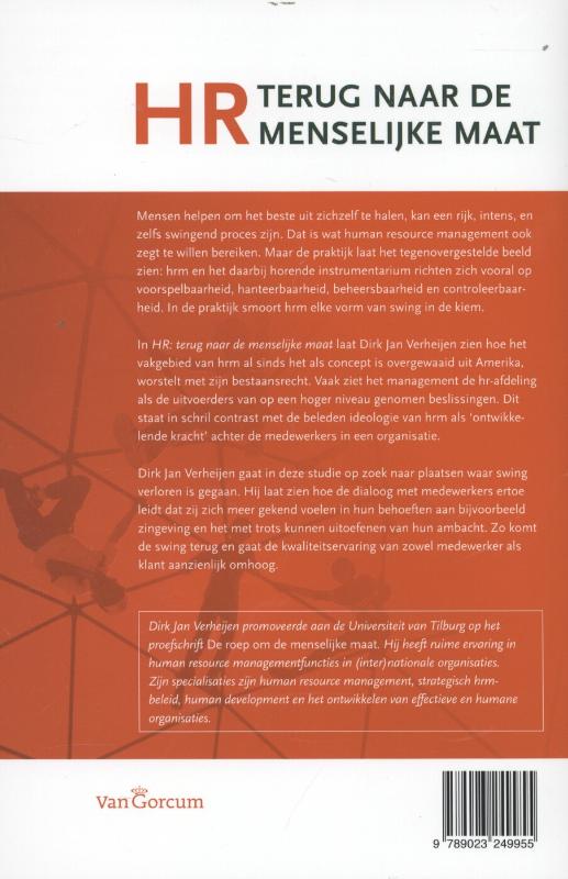 HR terug naar de menselijke maat achterkant