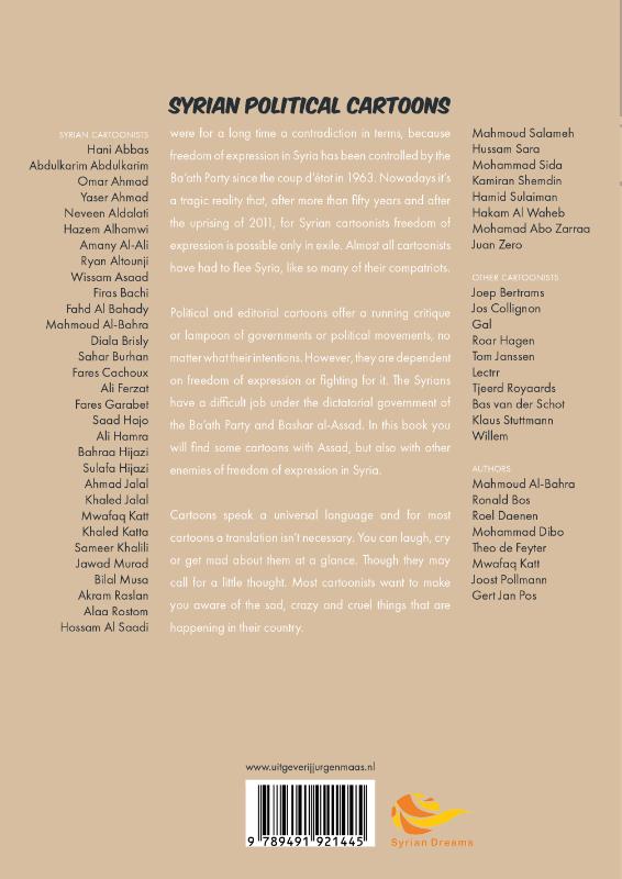 Cartooning Syria achterkant