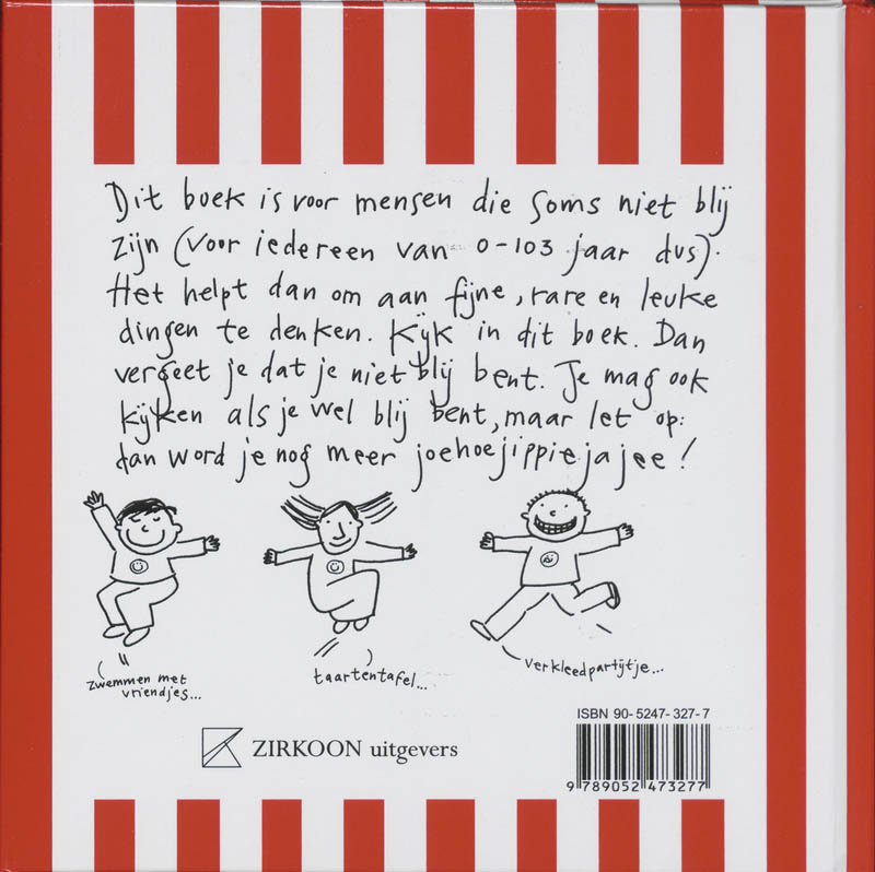 Blij ! Blij ! achterkant