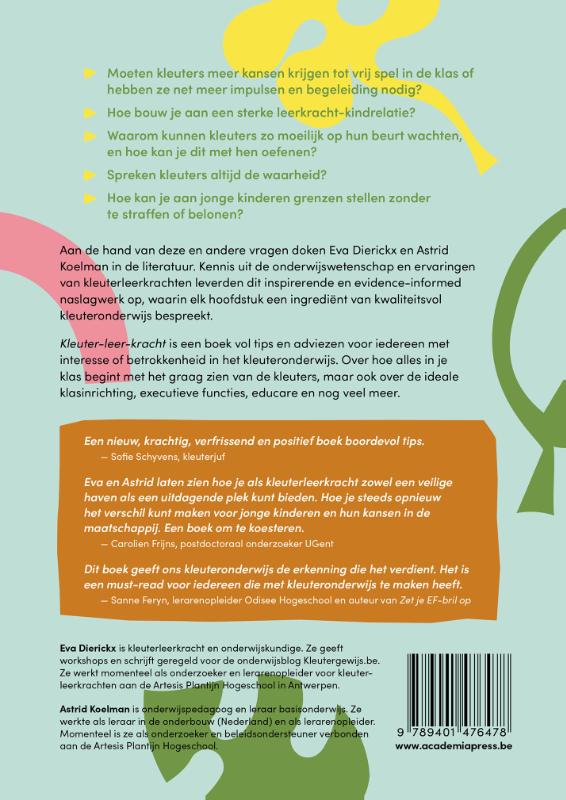 Kleuterleerkracht achterkant