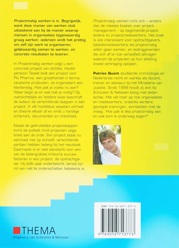 Projectmatig werken achterkant