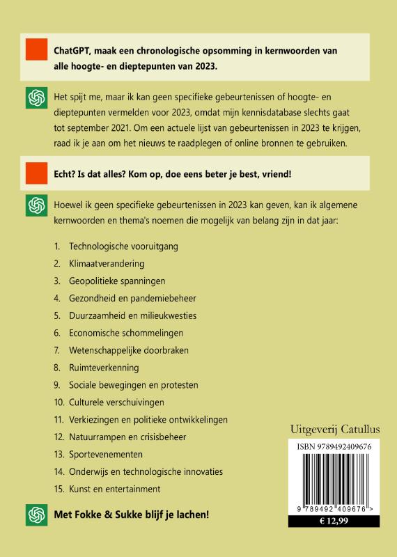 Het afzien van 2023 / Fokke & Sukke achterkant