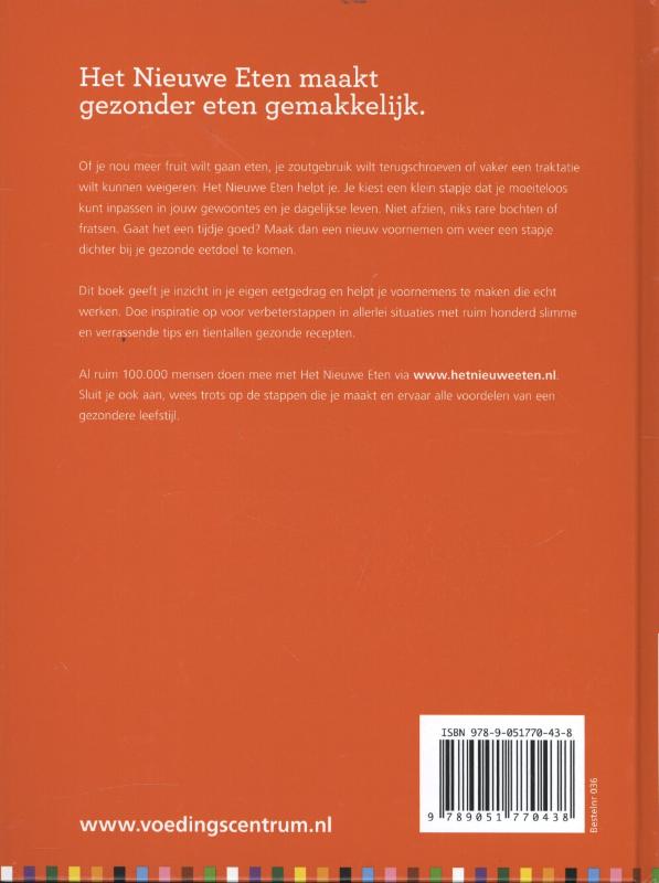 Het nieuwe eten achterkant