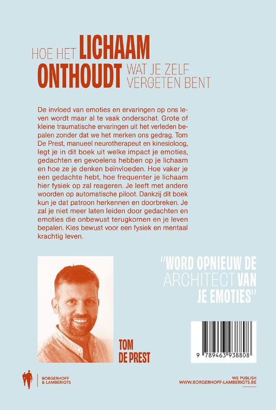 Hoe het lichaam onthoudt wat je zelf vergeten bent achterkant