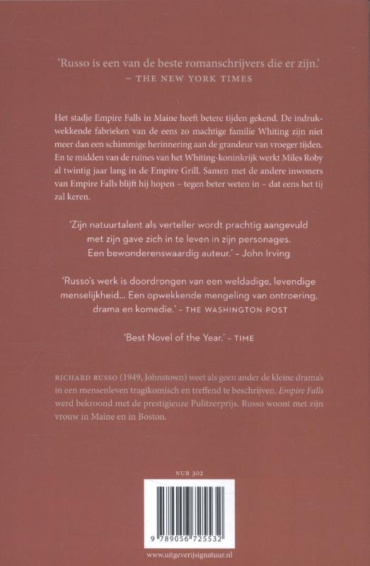 Empire Falls achterkant