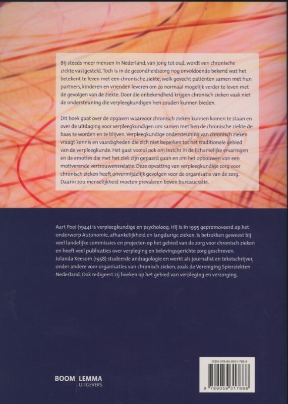 De ziekte de baas blijven achterkant