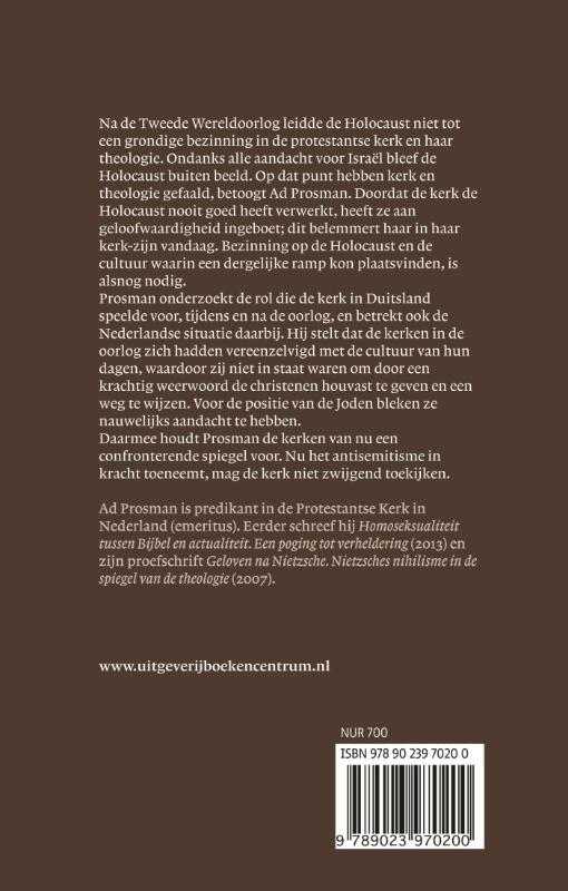 De onverwerkte Holocaust achterkant