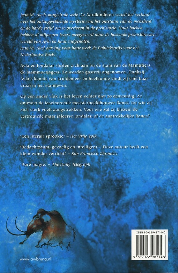 De mammoetjagers / 3 De mammoetjagers / De Aardkinderen / 3 achterkant