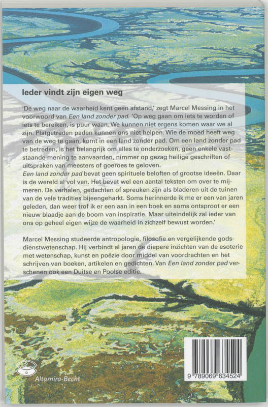 Een land zonder pad - stromend als water achterkant