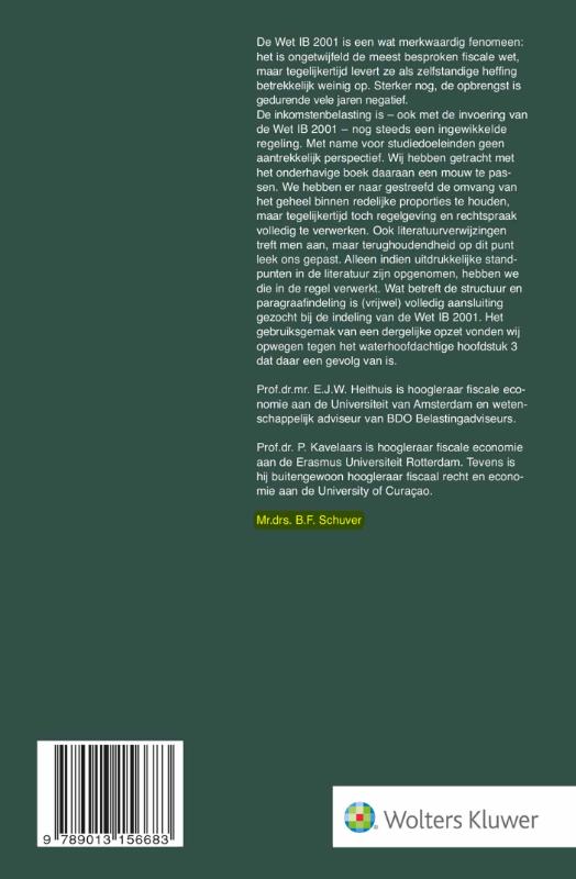 Inkomstenbelasting achterkant