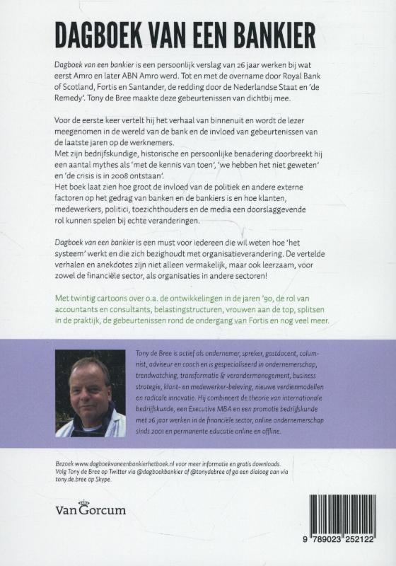 Dagboek van een bankier achterkant