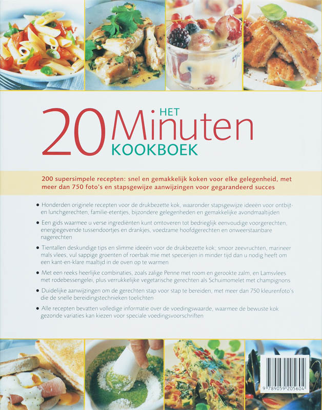 Het 20 Minuten Kookboek achterkant