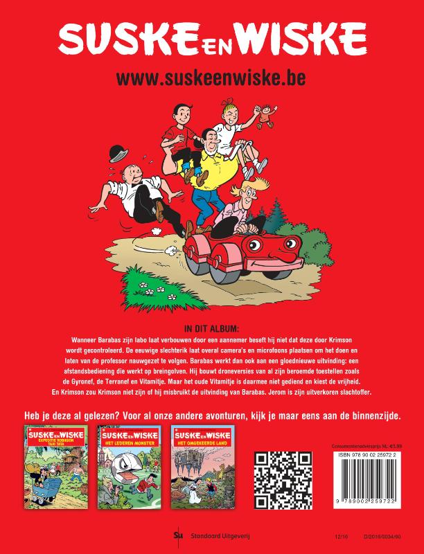 Game of drones / Suske en Wiske / 337 achterkant