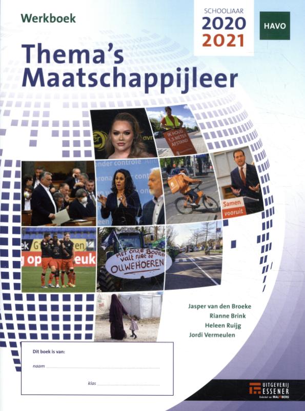 Thema's Maatschappijleer havo 2020 2021 werkboek