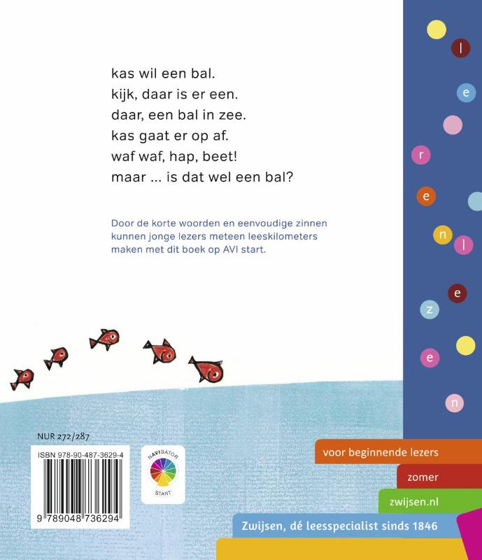 Leren lezen AVI start - kas bijt de zon achterkant