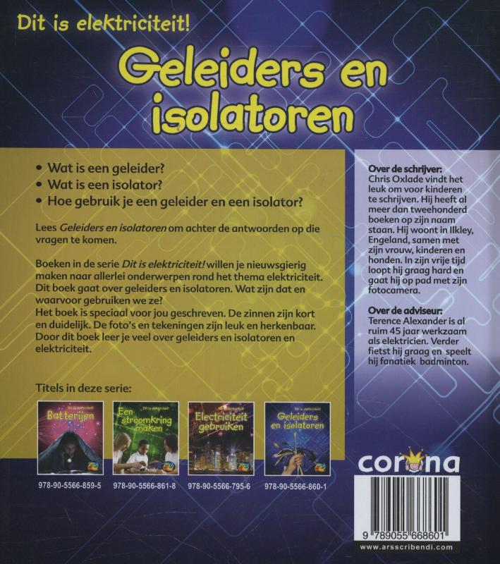 Geleiders en isolatoren / Dit is elektriciteit! achterkant