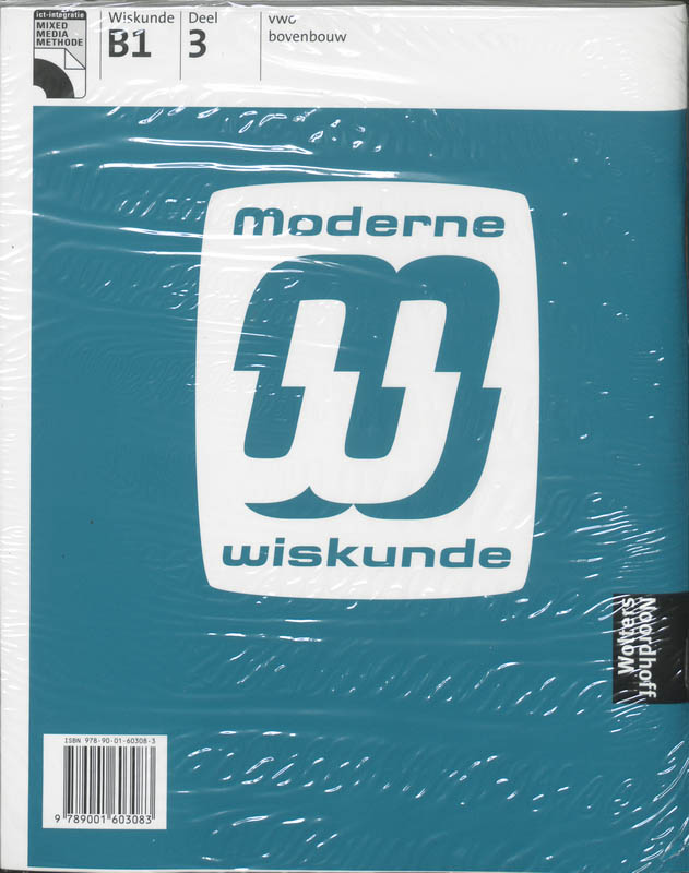 Moderne wiskunde Vwo B1 3 Helpdesk achterkant