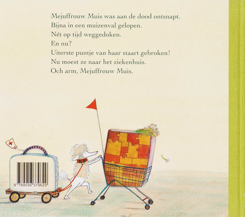 Mejuffrouw Muis in het ziekenhuis achterkant