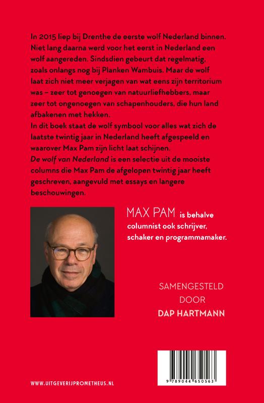De wolf van Nederland achterkant