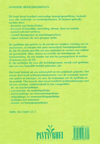 Honderd bewegingsspelen achterkant