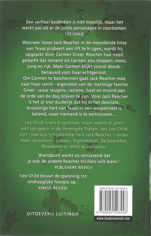 Brandpunt / Jack Reacher / 5 achterkant