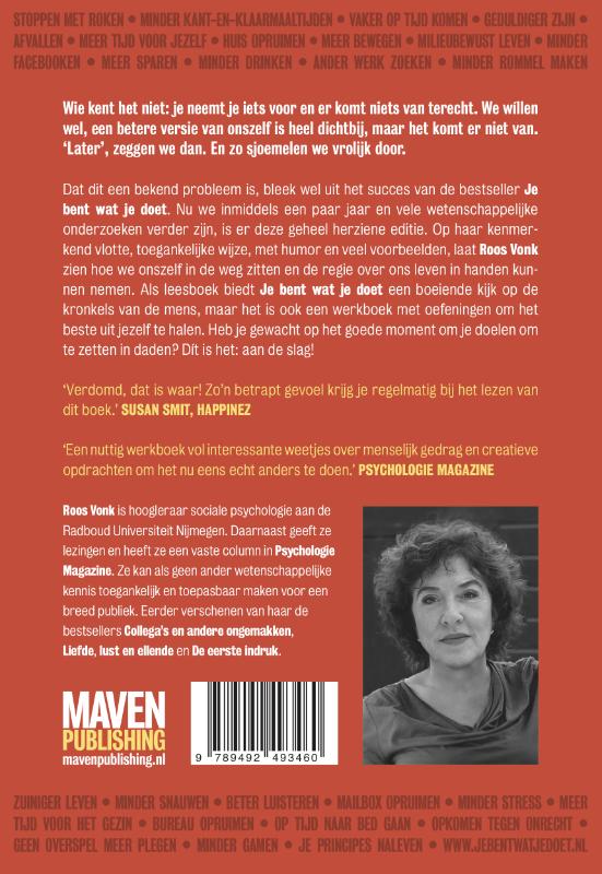 Je bent wat je doet achterkant