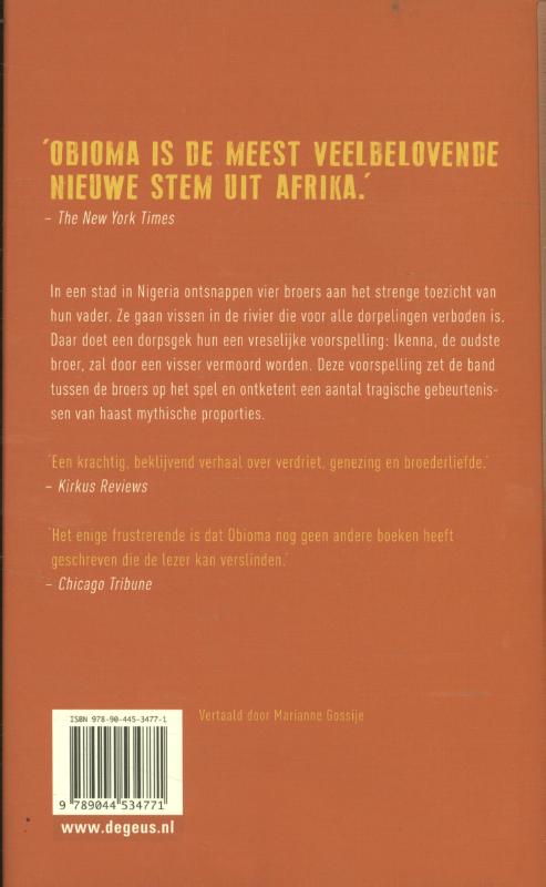 De verboden rivier achterkant