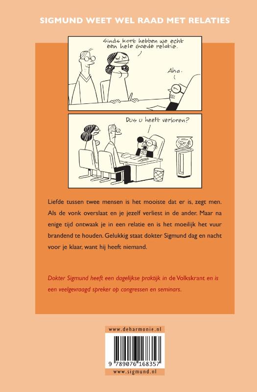 Sigmund weet wel raad met relaties achterkant