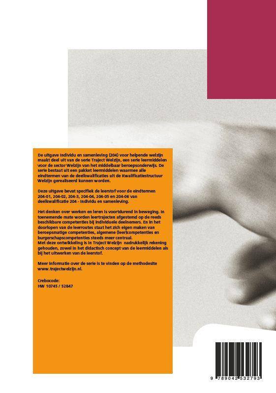 Individu en samenleving / 204 / Traject Welzijn / 204 achterkant