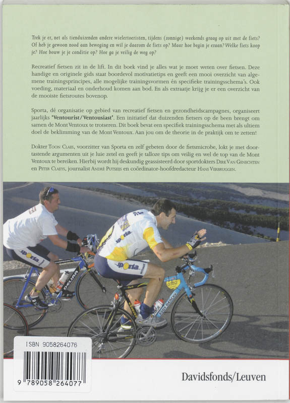 Gids voor wielertoeristen achterkant