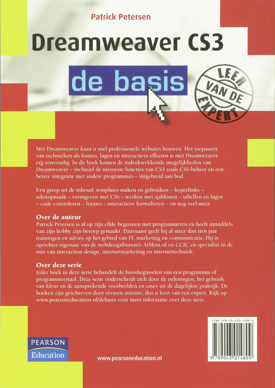 Dreamweaver CS3 achterkant