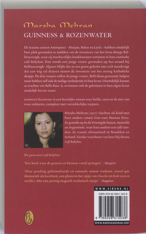 Guinness En Rozenwater achterkant