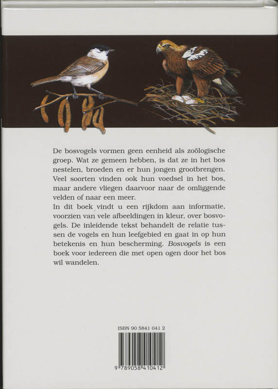 Bosvogels achterkant