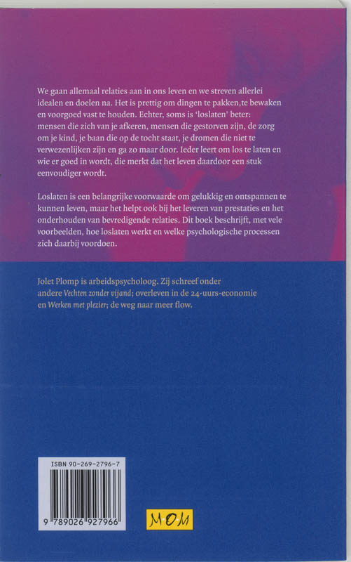 Loslaten Kun Je Leren achterkant