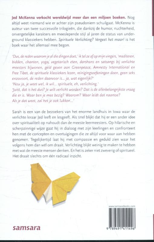 Spirituele verlichting? achterkant