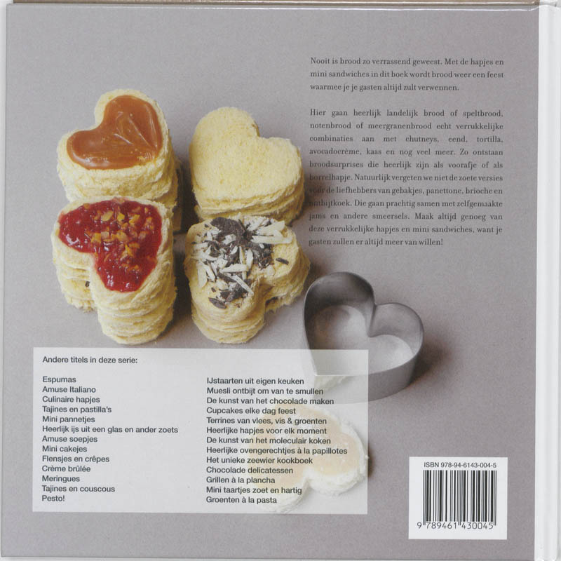 Heerlijke broodhapjes en mini sandwiches / Creatief Culinair achterkant