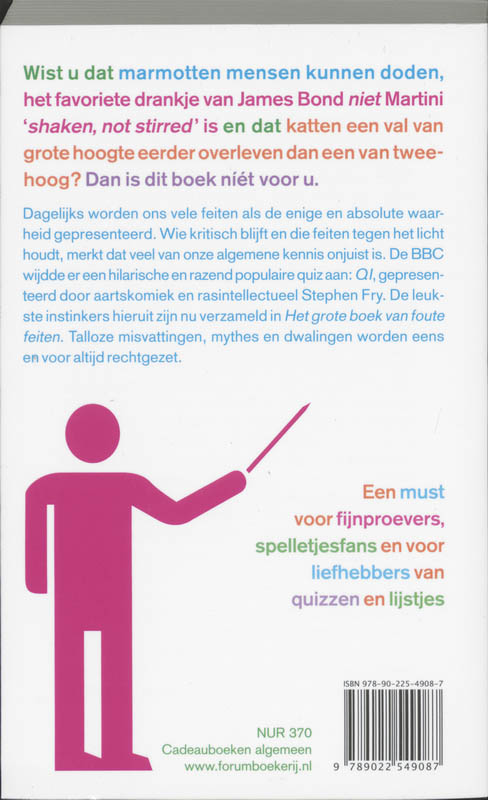 Het Grote Boek Van Foute Feiten achterkant