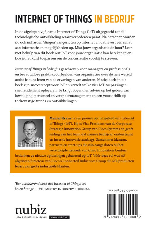 Internet of things in bedrijf achterkant