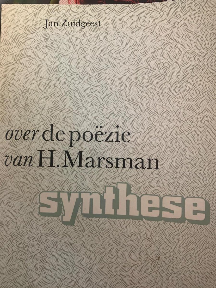 Over de poezie van h. marsman