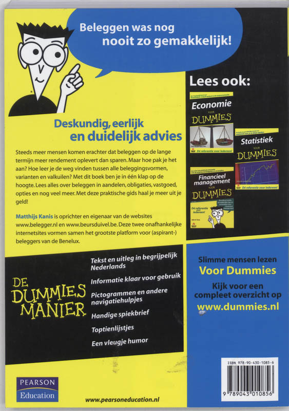 Beleggen voor Dummies / Voor Dummies achterkant