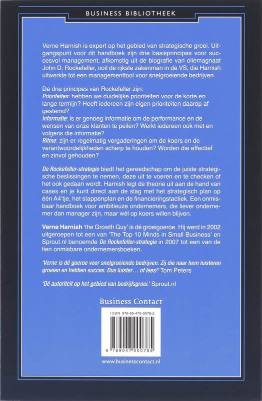 De Rockefeller-strategie achterkant