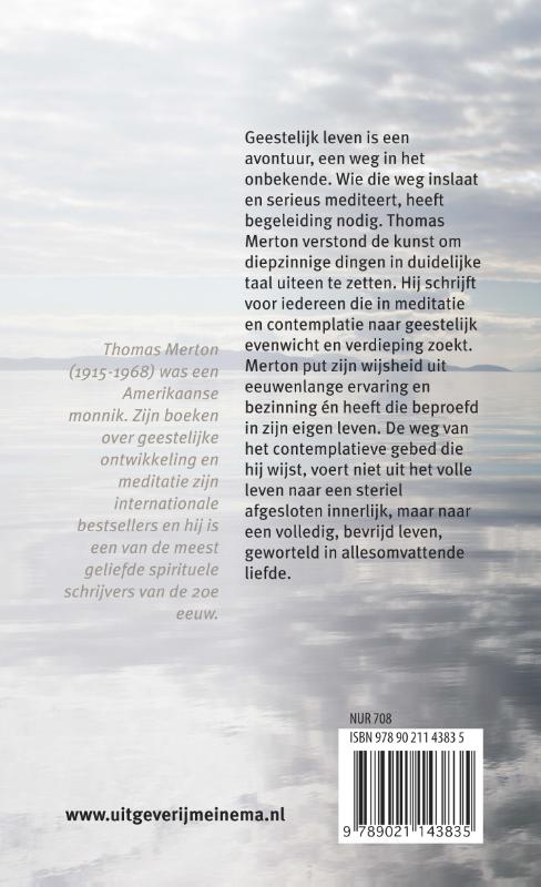 Contemplatief gebed achterkant