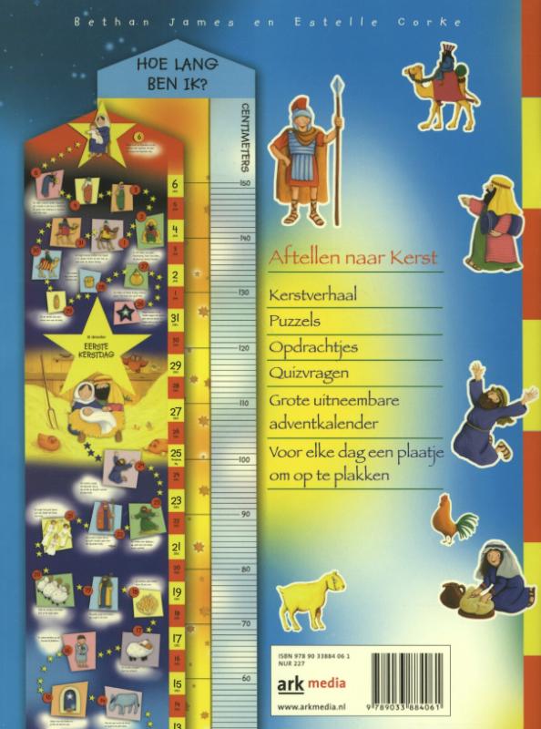 Aftellen naar kerst achterkant