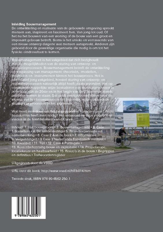 Inleiding Bouwmanagement achterkant