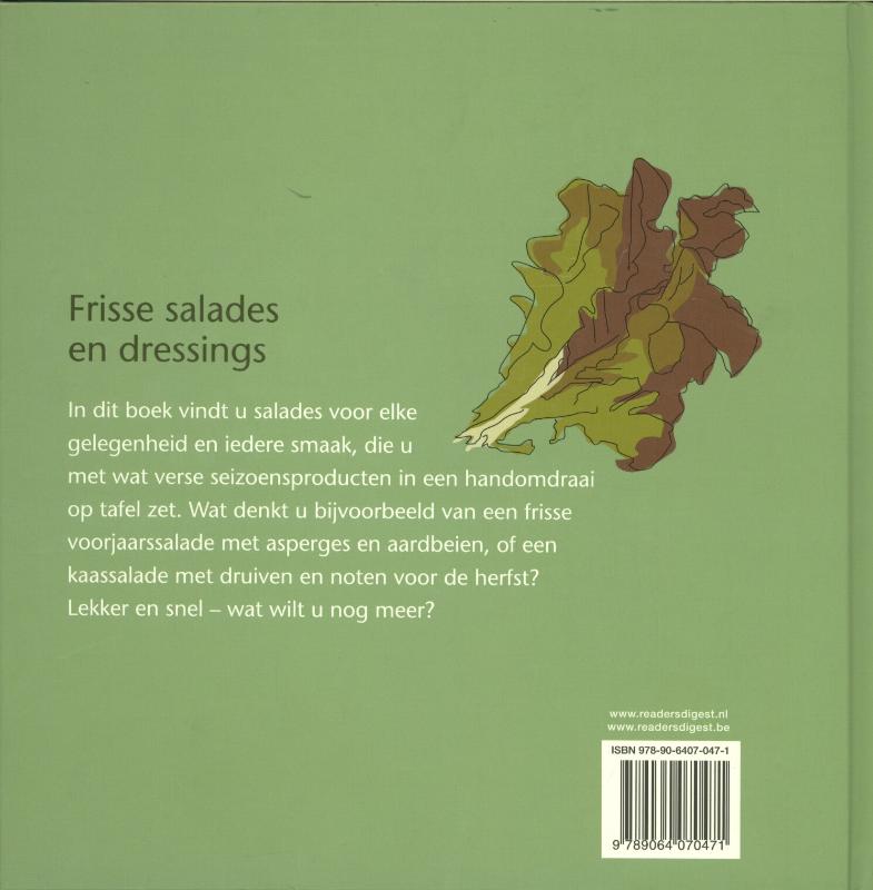 Koken in 30 minuten frisse salades en dressings achterkant