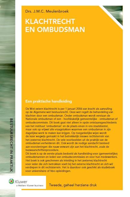 Bestuursrecht  -   Klachtrecht en ombudsman